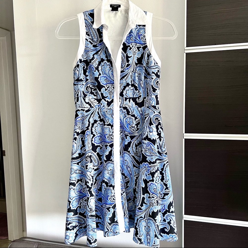 Ann Taylor sleeveless dress 00P